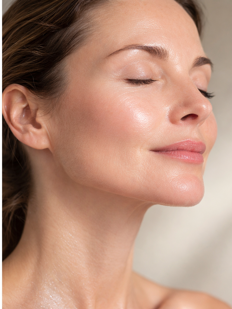 After CO2 laser resurfacing treatment